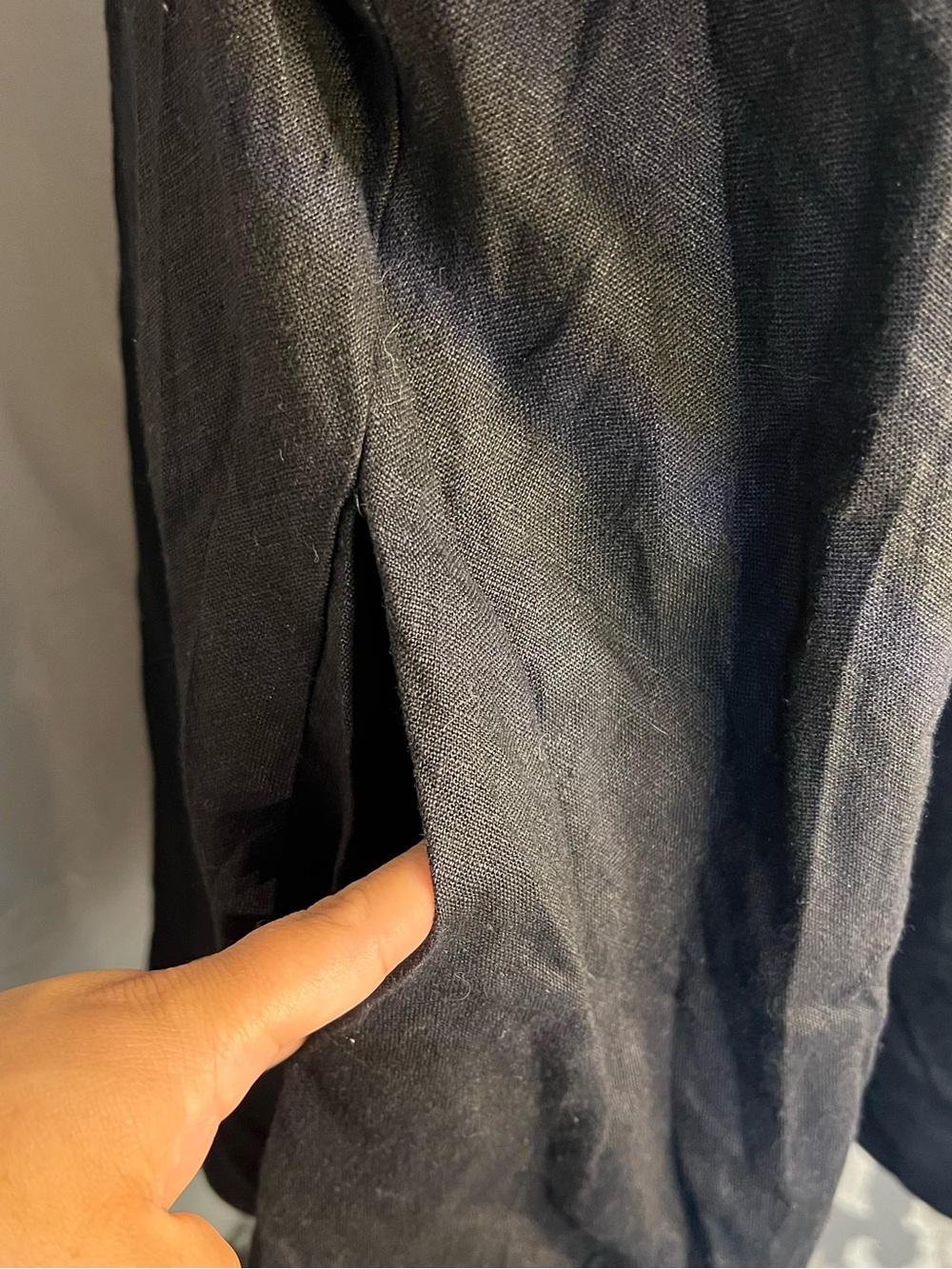 Banana Republic One-Shoulder Black A-Line Dress - Picture 5 of 6